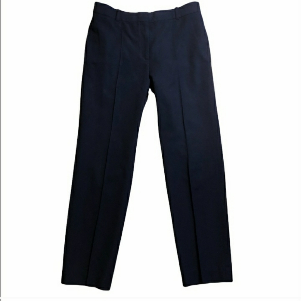 CÉLINE Navy Wool Straight Leg Trousers Sz 38 (Fr)EUC! Classic styling 10…